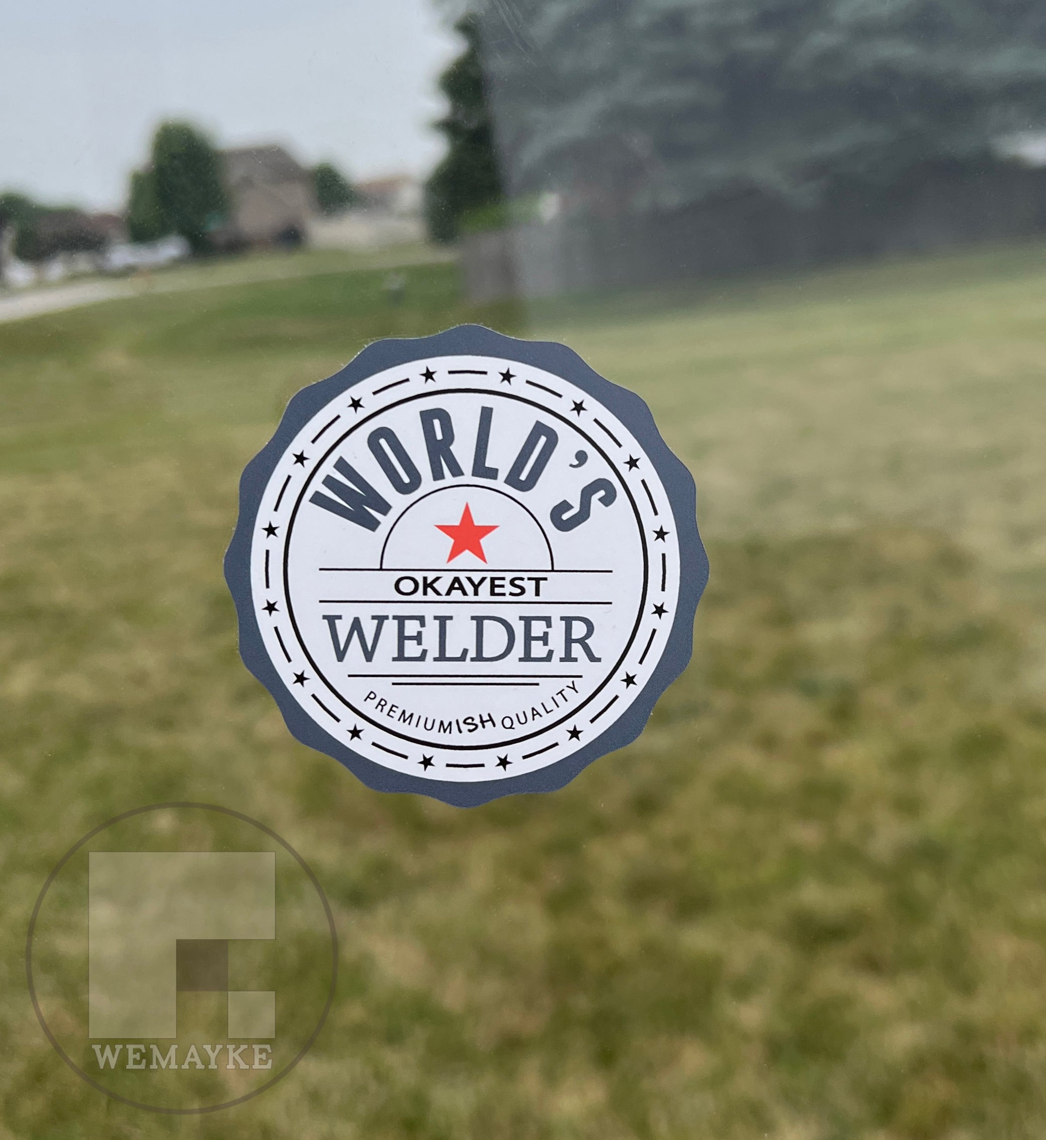 (S51) World's Okayest Welder - Decal / Sticker (Pack of 6)